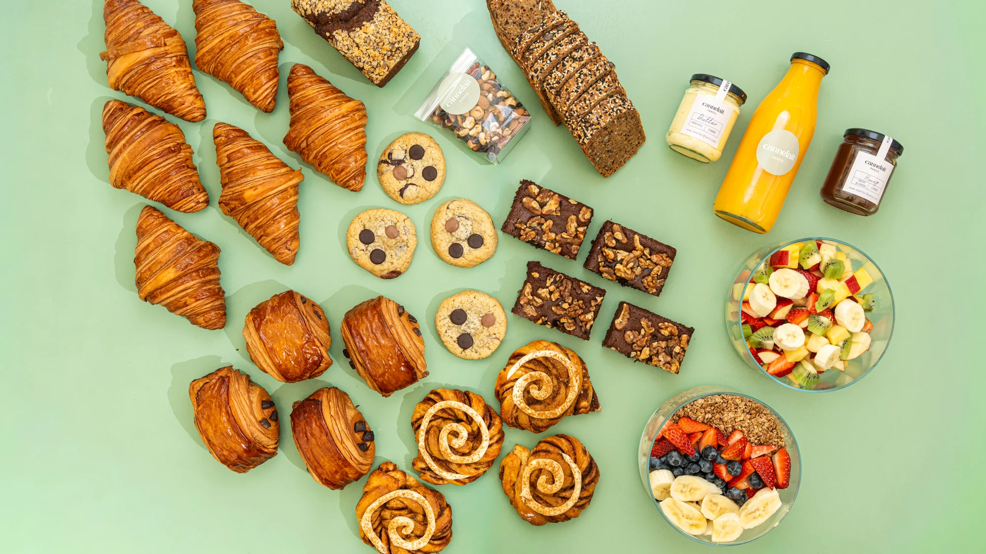 breakfast pastry spread